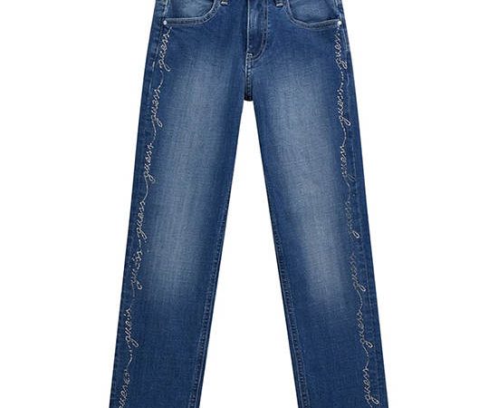 GUESS Kids Girl Stretch straight jeans 7-14 yrs - Denim