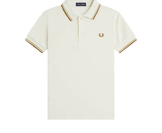 Fred Perry Kids THE TWIN TIPPED FP SHIRT Cream