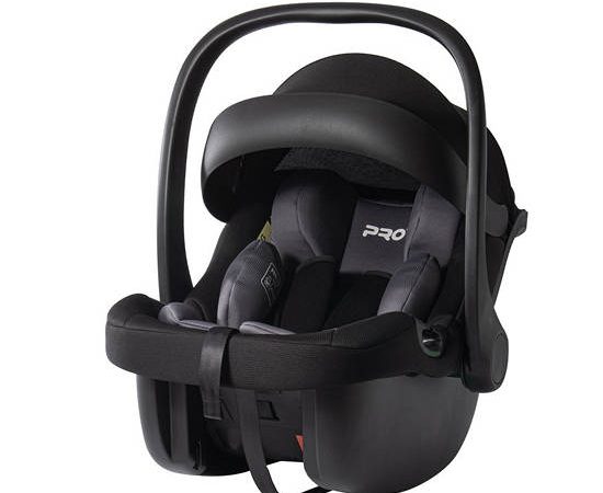 FIN BABIESPLUS FIN Basket Car Seat , Car Seat Model AV329-2 BLACK, Car Seat for newborns - 15 months