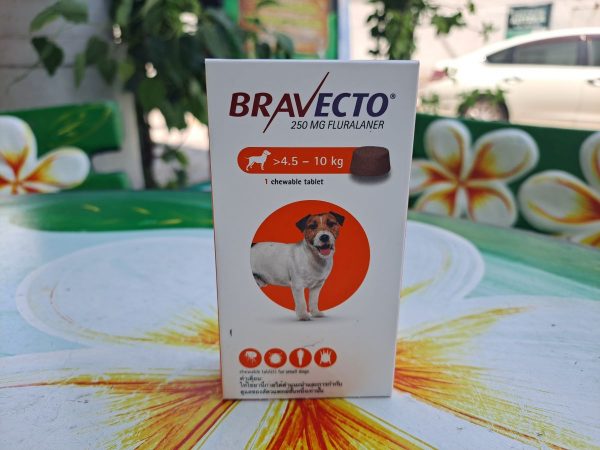 Бравекто Bravecto от паразитов и клещей для собак весом 4,5-10 кг. 250 мг