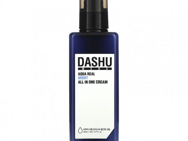 Dashu, Mens, увлажняющий крем Aqua Real All In One, 153 мл (5,17 жидк. Унции)