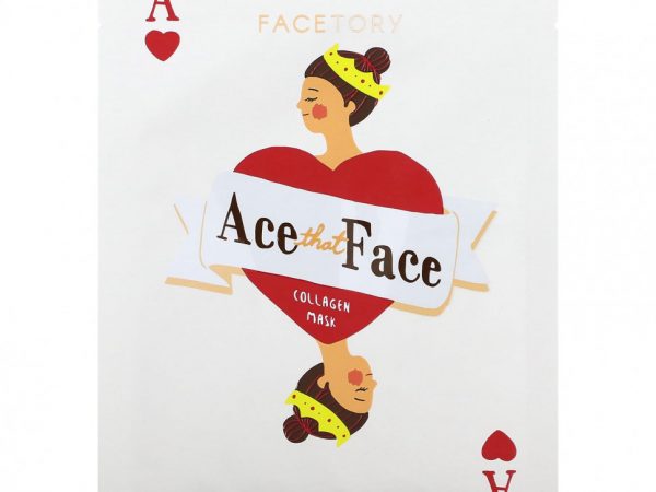 FaceTory, Ace That Face, коллагеновая маска для лица, 1 шт., 26 г (0,88 жидк. Унции)
