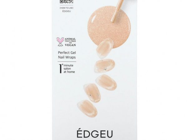 Edgeu, Гелевые обертывания для ногтей Perfect, ENA231, звездный магнит, набор из 16 полосок