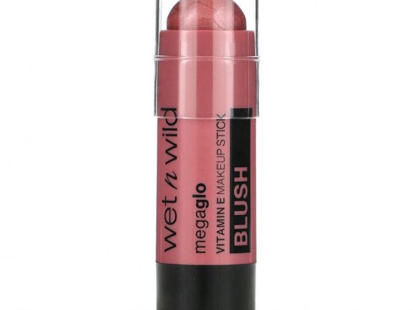 wet n wild, Megaglo, румяна-стик для макияжа с витамином Е, пыльно-розовый, 6 г (0,21 унции)