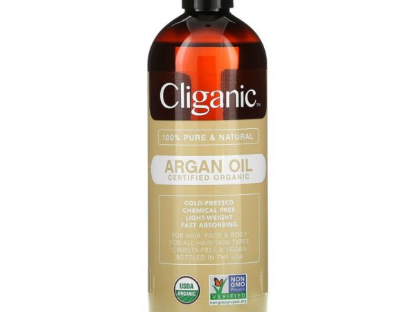 Cliganic, Органическое аргановое масло, 473 мл (16 жидк. Унций)