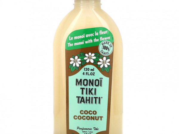 Monoi Tiare Tahiti, Кокосовое масло, 4 жидких унций (120 мл)