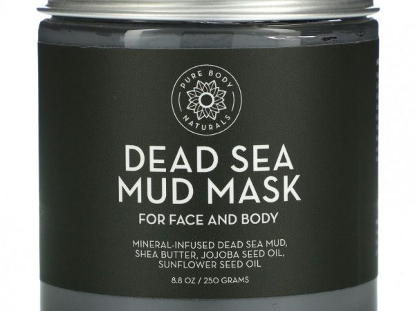Pure Body Naturals, Маска из грязи Мертвого моря, 250 г (8,8 унции)
