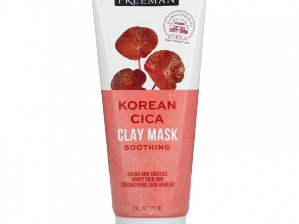 Freeman Beauty, Корейская успокаивающая маска с глиной Cica, 175 мл (6 жидк. Унций)