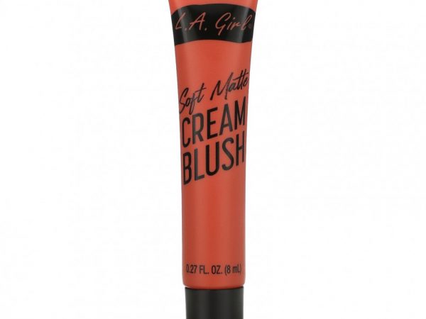 L.A. Girl, Blendable Cheek + Lip Color, мягкие матовые кремовые румяна, Hot Shot, 8 мл (0,27 жидк. Унции)