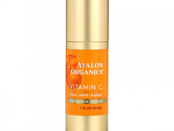 Avalon Organics, Витамин C, сыворотка для сияния кожи, 30 мл (1 жидк. Унция)