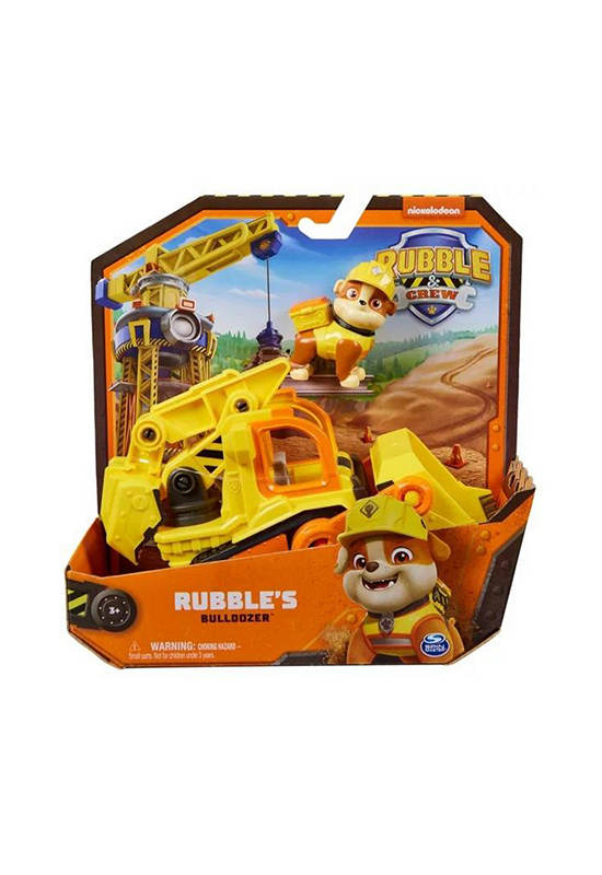 PAW PATROL Rubble's Bulldozer Core Vehicles Rubble & Crew Yellow
