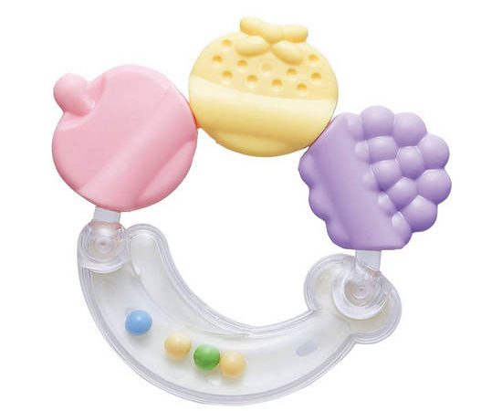 TOYROYAL Teether 3 Months Classic - Fruit White