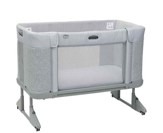 CHICCO Baby Cradle Next2me Forever Co Sleeping Ash Grey
