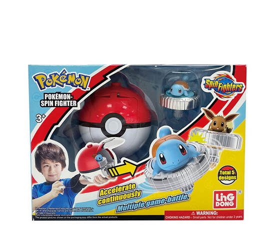 POKEMON Top Toy Squirtle Spin Fighter Blue