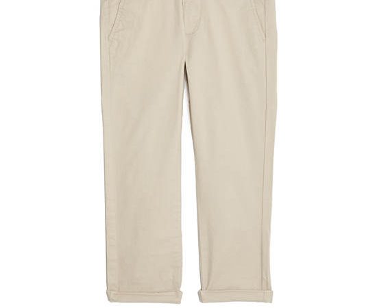 MARKS & SPENCER KIDS Boy Toddler Chinos Cotton Rich Beige