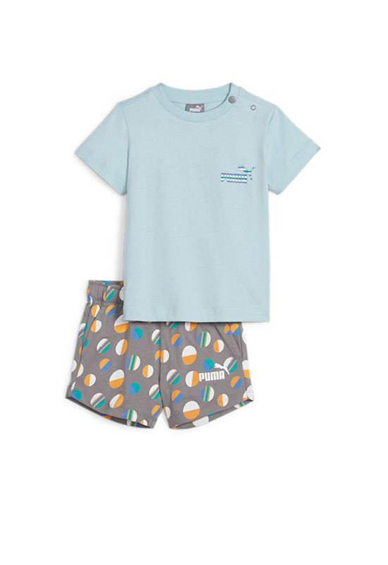 PUMA KIDS Unisex Toddler T-Shirt + Shorts Set  Ess+ Summer Camp