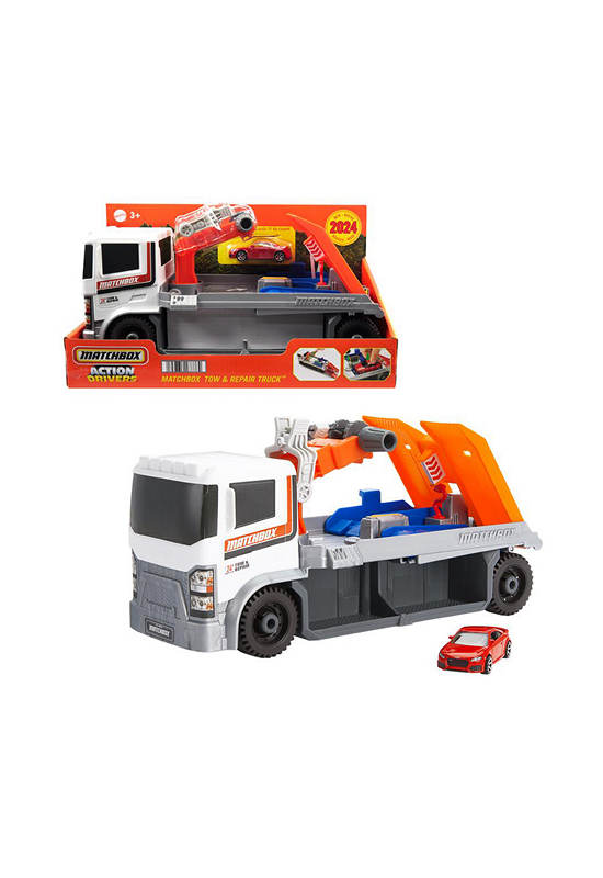 HOTWHEELS Toy Matchbox Tow & Repair Truck HRY43 Multi-Color
