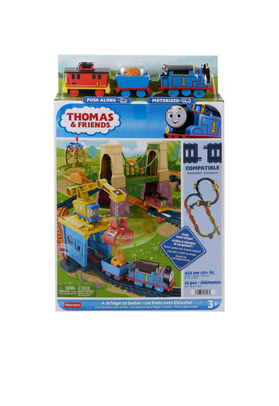 Thomas & Friends Toy Adventures with Thomas & Brake Car Bruno Set Multi-Color