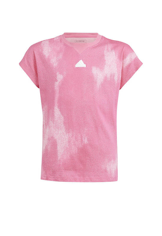 ADIDAS KIDS Girl T-Shirt Cotton Printed Future Icons Violet