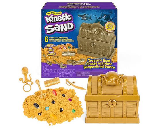 KINETIC SAND Treasure Hunt Gold Multi-Color