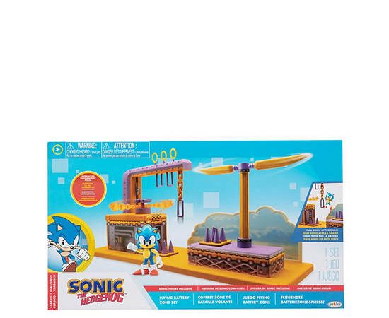 SONIC PRIME Playset Toy Flying Battery with Sonic Figure Multi-Color