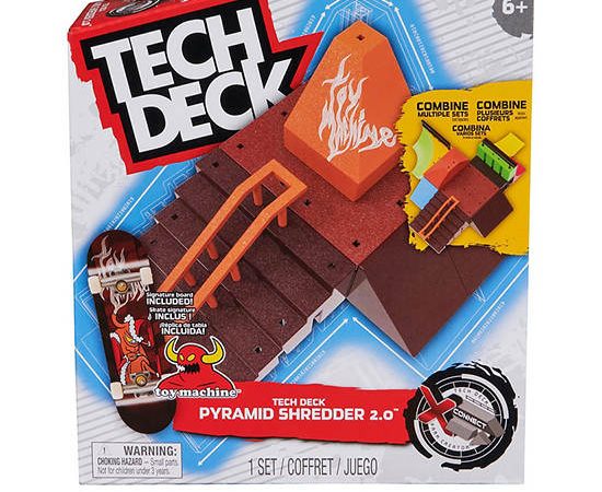 TECH DECK Finger Board Xconnect Park Creator Pyramid Sherdder 2.0 Multi-Color
