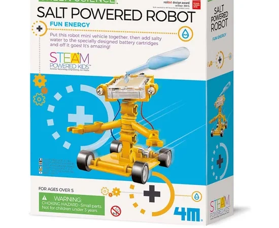 4M Green Science Salt Water Power Robot