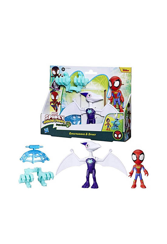 MARVEL HASBRO Figure Spidey and His Amazing Friends Lg Dino Acsry Spidey