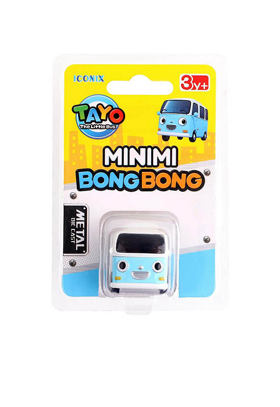 TAYO The Little Bus Bong Bong Mini Metal Diecast - Tayo Minimi White