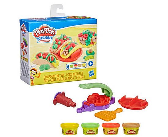 Play-Doh Modeling Compound Foodie Favourites Taco Time Playset