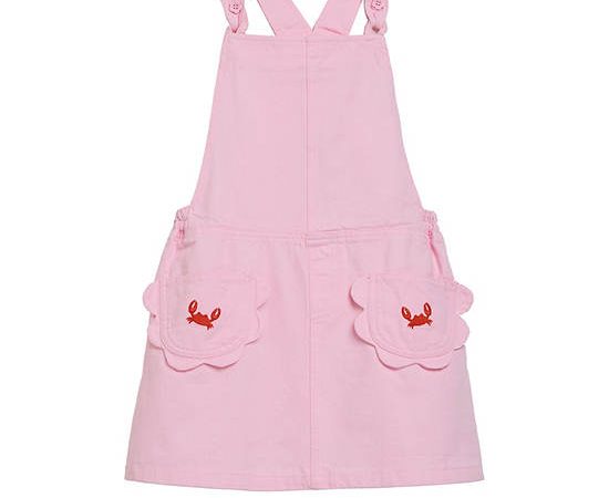 FOF KIDS Girl Dress Dungarees Pink