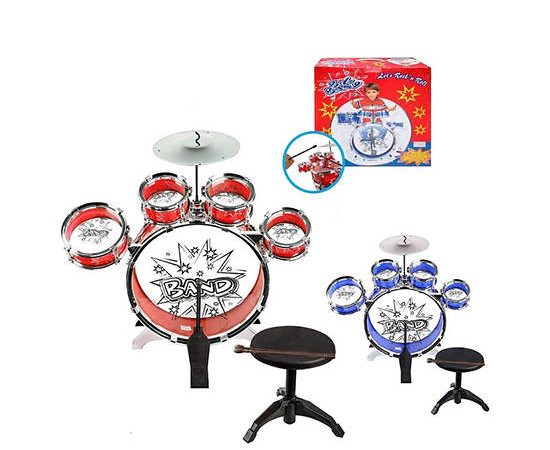 WISHER TOY Toy Set Big Band Drum Multi-Color