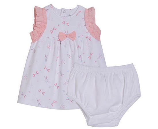 Angel Baby Girl Toddler Dress Sleeveless White