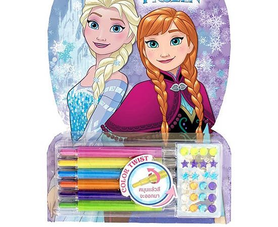 DISNEY Coloring Book Set Frozen Color Twist Multi-Color