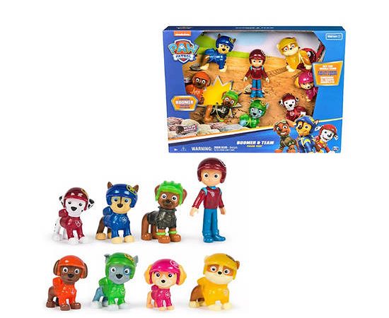 PAW PATROL Figure Set Rescue Boomer & Team
