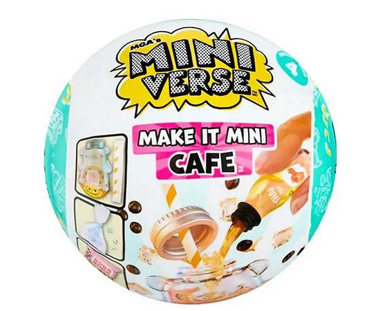 MINIVERSE Toy Set MGA's Miniverse Make It Mini Food Cafe Series 4 Multi-Color