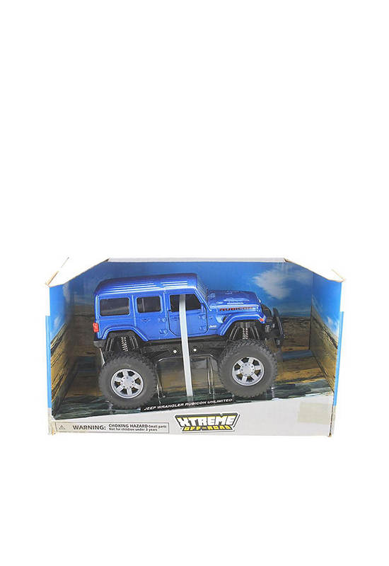 NEW RAY Vehicle Toy Jeep Wrangler 1:32 Blue