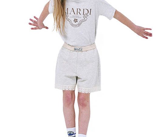 MARDI MERCREDI LES PETITS Kids Tshirt Alumni Classique Oatmeal Taupe