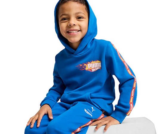 PUMA KIDS Boy Toddler Hoodie Puma X Hot Wheels Puma Team Royal