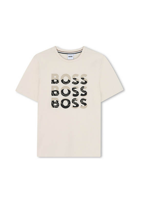 BOSS KIDS Boy T-Shirt Short Sleeves Crew Neckline Logo Print
