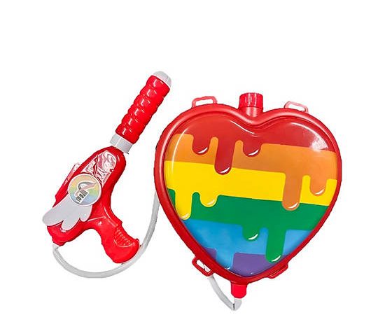 CITY TOYS Water Gun Rainbow Heart AIR25-308 Multi-Color