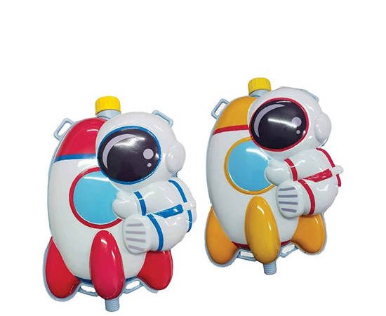 CITY TOYS Water Gun Spaceship & Astronaut AIR25-23020 Random Color (Red or Yellow)