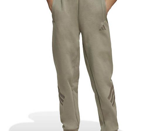 ADIDAS KIDS Unisex Kids Joggers Wide Leg Future Icons 3-Stripes Grayish Brown