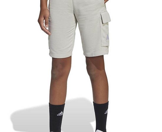 ADIDAS KIDS Unisex Kids Cargo Shorts Essentials Grey