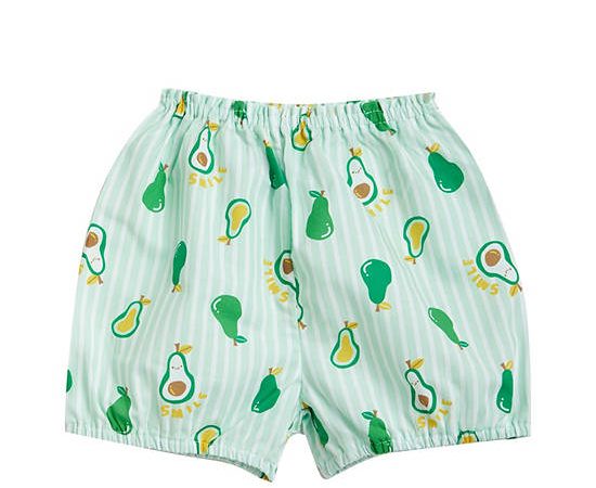 Angel Baby Unisex Infant Pyjamas Shorts Avocado Print Green