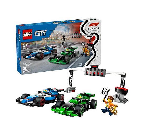 LEGO Block Toy F1 Grid with VCARB & Sauber Race Cars 60474 Multi-Color