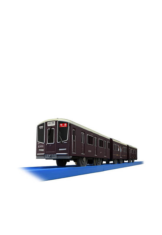 PLARAIL Train Toy Set Hankyu Series 2300 PRiVACE (3 Car) S-47 Burgundy