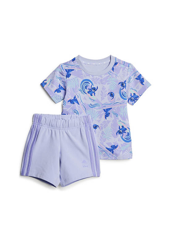ADIDAS KIDS Unisex Infant T-Shirt + Shorts Set Adidas Disney Lilo & Stitch