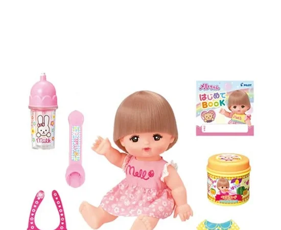 MELL CHAN MELL SHORT HAIR WITH BABY FOOD