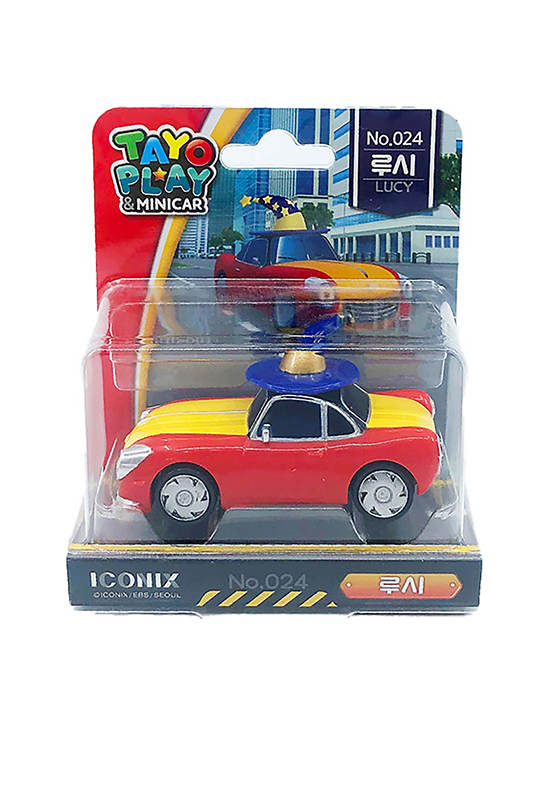 TAYO The Little Bus Vehicle Toy Lucy - Tayo Play & Mini Car Multi-Color
